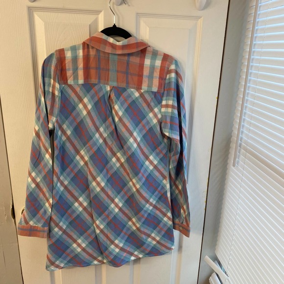 Soft Surroundings LA Pass Multi Plaid Tunic Size Medium - Picture 5 of 5